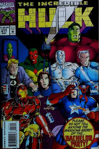 Couverture de INCREDIBLE HULK (1962) #417 - par Gary Frank - lecubeacomics.com