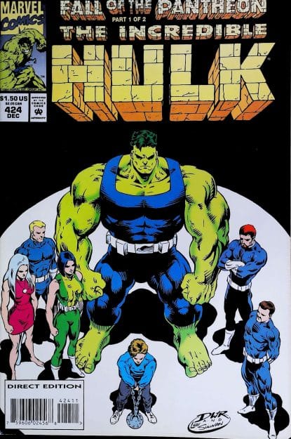 Couverture de INCREDIBLE HULK (1962) #424 - par Darick Robertson - lecubeacomics.com