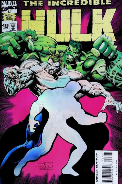 Couverture de INCREDIBLE HULK (1962) #425 - par Liam Sharp - lecubeacomics.com