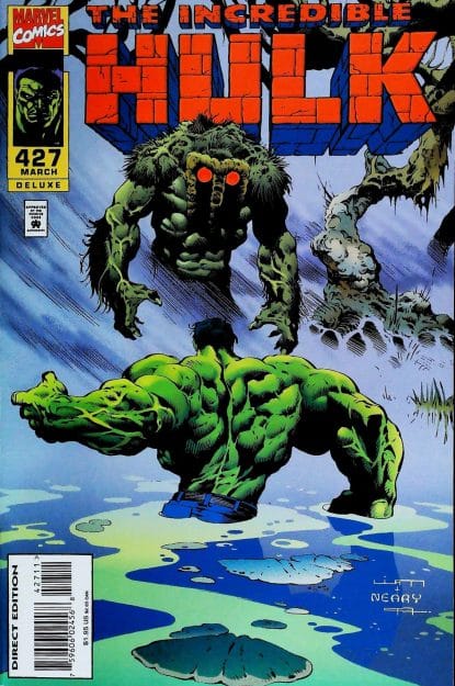 Couverture de INCREDIBLE HULK (1962) #427 - par Liam Sharp - lecubeacomics.com