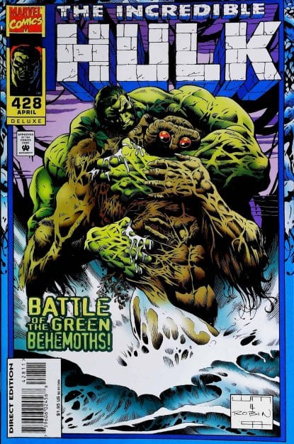 Couverture de INCREDIBLE HULK (1962) #428 - par Liam Sharp - lecubeacomics.com