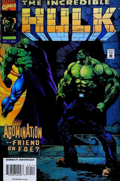 Couverture de INCREDIBLE HULK (1962) #431 - par Liam Sharp - lecubeacomics.com