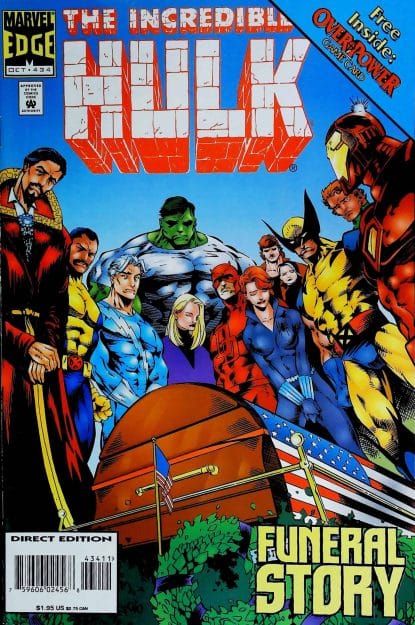 Couverture de INCREDIBLE HULK (1962) #434 - par Al Milgrom - lecubeacomics.com