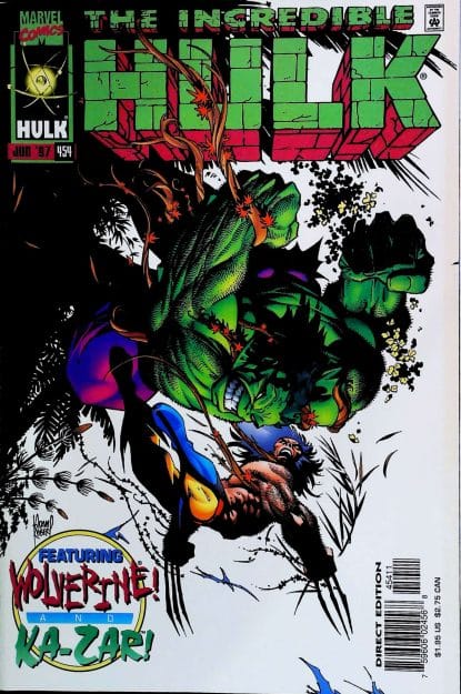 Couverture de INCREDIBLE HULK (1962) #454 - par Adam Kubert - lecubeacomics.com