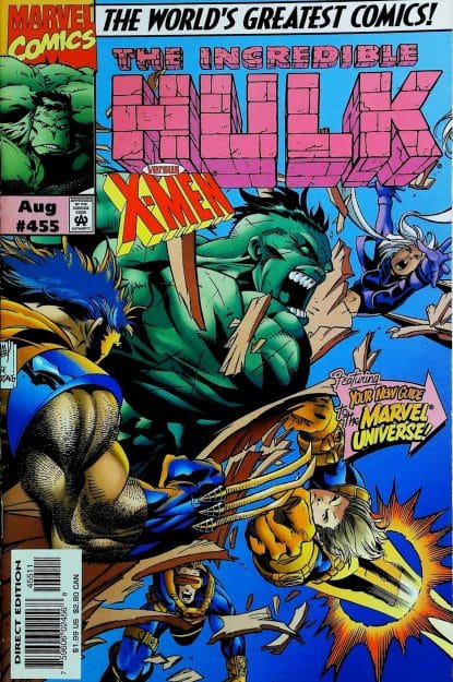 Couverture de INCREDIBLE HULK (1962) #455 - par Adam Kubert - lecubeacomics.com