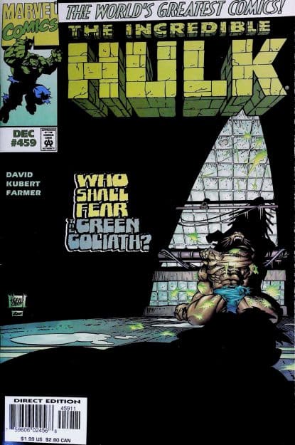 Couverture de INCREDIBLE HULK (1962) #459 - par Adam Kubert - lecubeacomics.com