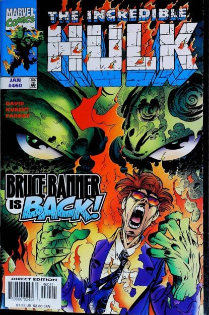 Couverture de INCREDIBLE HULK (1962) #460 - par Adam Kubert - lecubeacomics.com