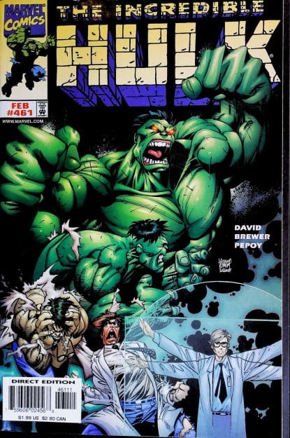 Couverture de INCREDIBLE HULK (1962) #461 - par Adam Kubert - lecubeacomics.com