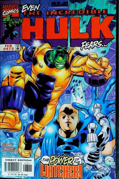 Couverture de INCREDIBLE HULK (1962) #473 - par Javier Pulido - lecubeacomics.com