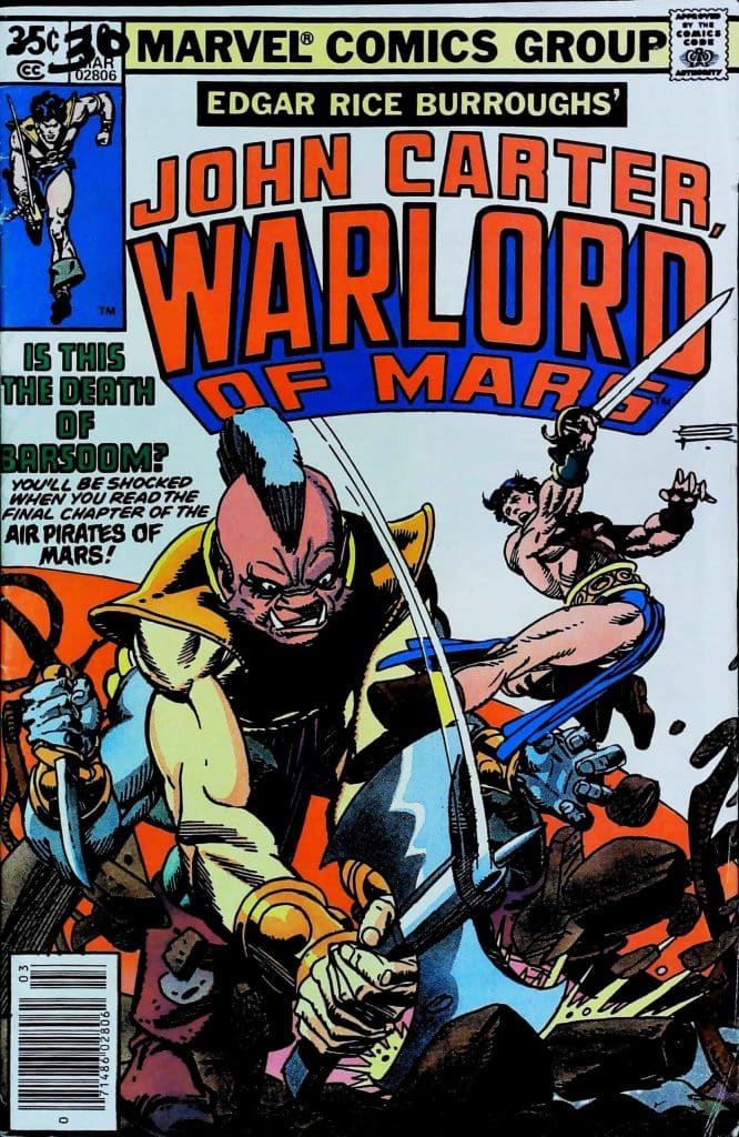John Carter Warlord Of Mars #10, vue de l'exemplaire