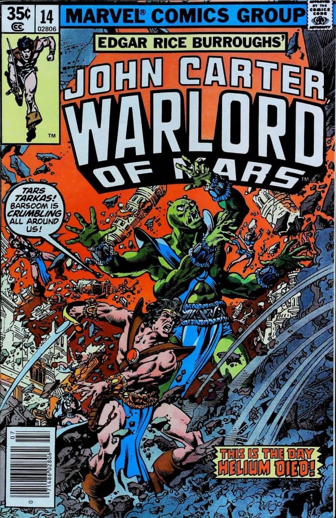 John Carter Warlord Of Mars #14, vue de l'exemplaire