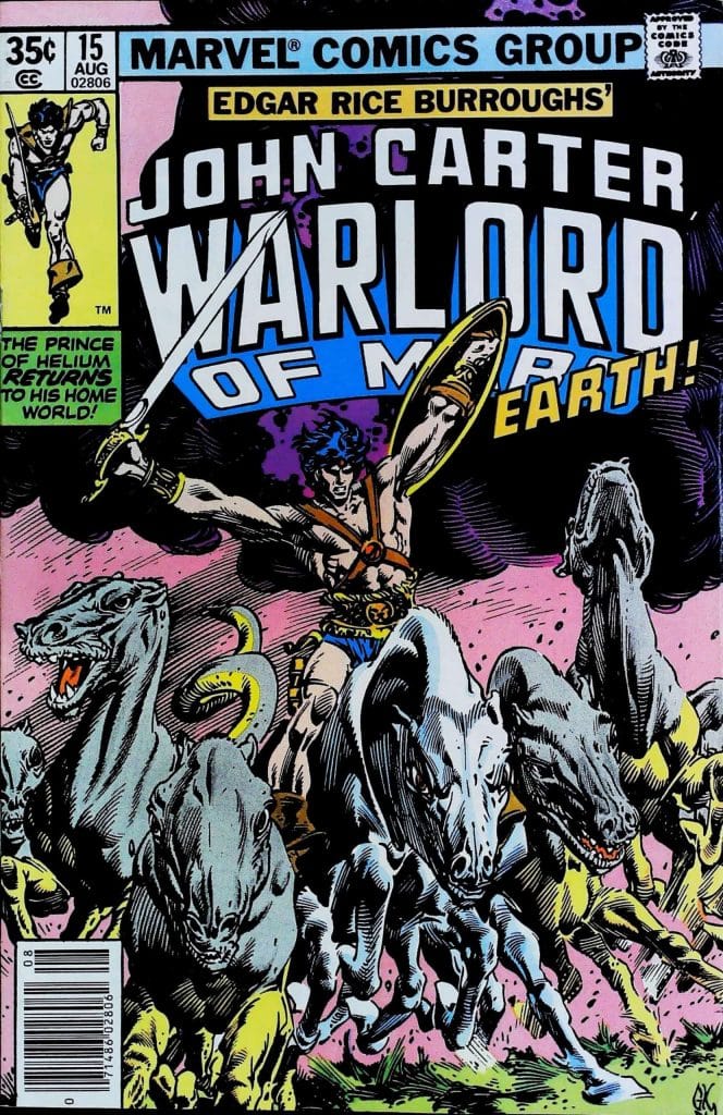 John Carter Warlord Of Mars #15, vue de l'exemplaire