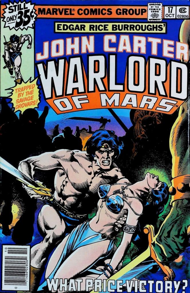John Carter Warlord Of Mars #17, vue de l'exemplaire
