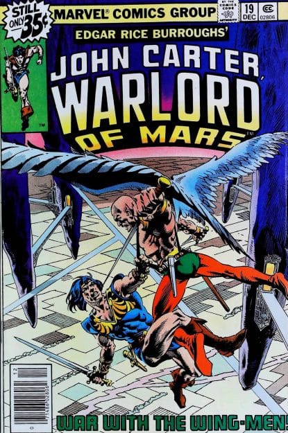 Couverture de JOHN CARTER WARLORD OF MARS #19 - par Rudy Nebres - lecubeacomics.com