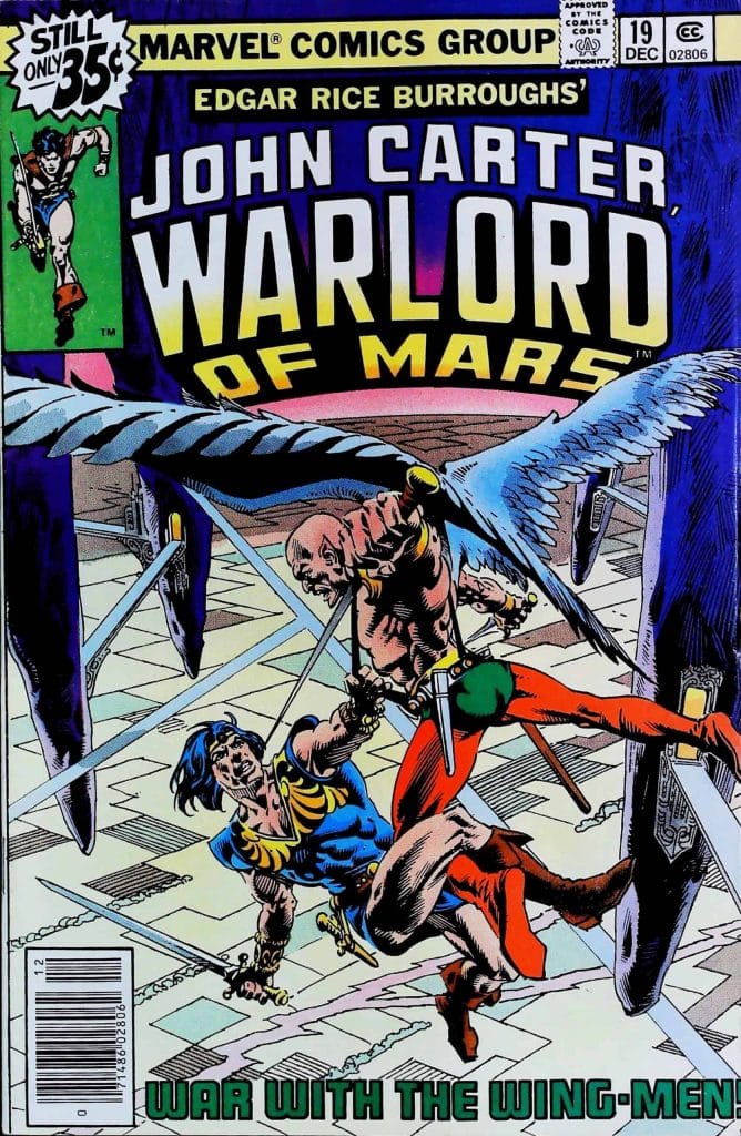 John Carter Warlord Of Mars #19, vue de l'exemplaire