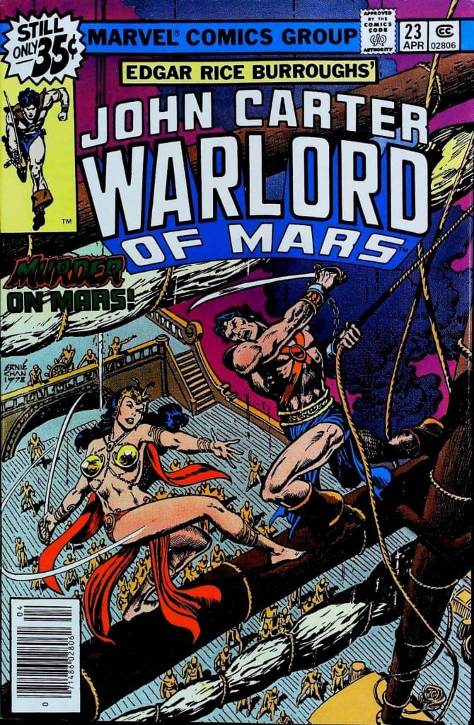 John Carter Warlord Of Mars #23, vue de l'exemplaire