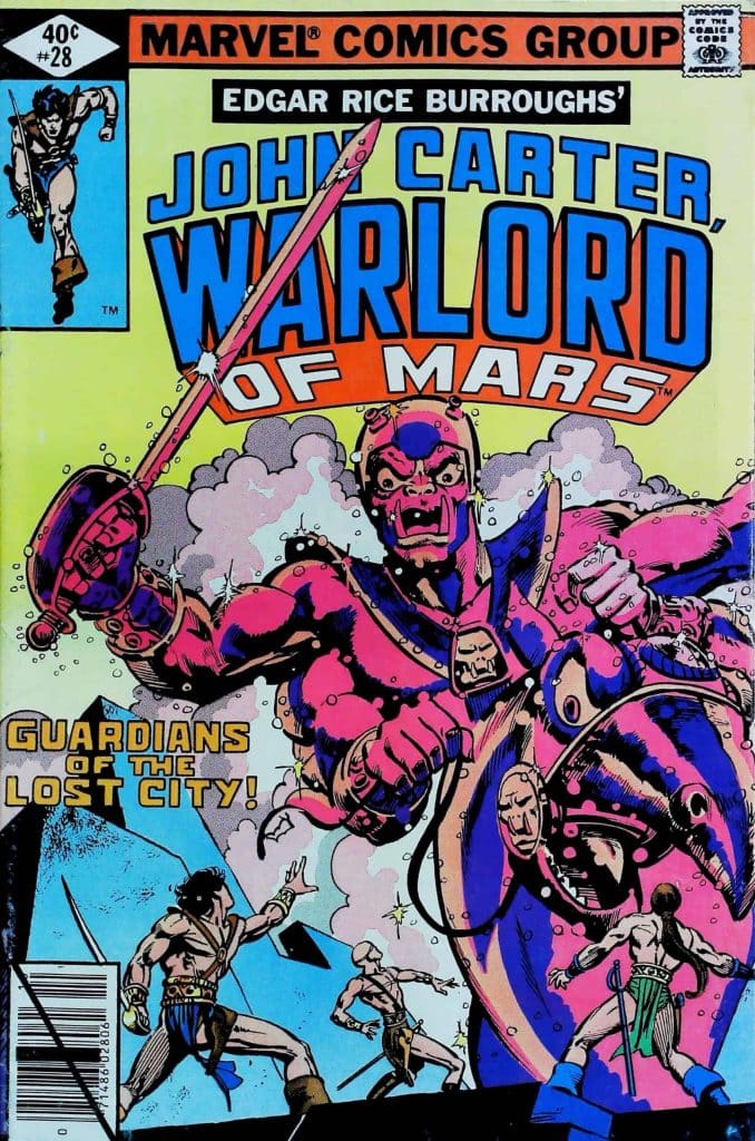 John Carter Warlord Of Mars #28, vue de l'exemplaire