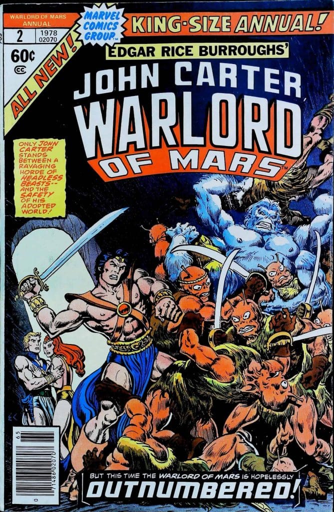 John Carter Warlod Of Mars (Annual) #2, vue de l'exemplaire