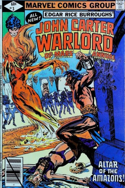 Couverture de JOHN CARTER WARLOD OF MARS (ANNUAL) #3 - par Alan Weiss - lecubeacomics.com