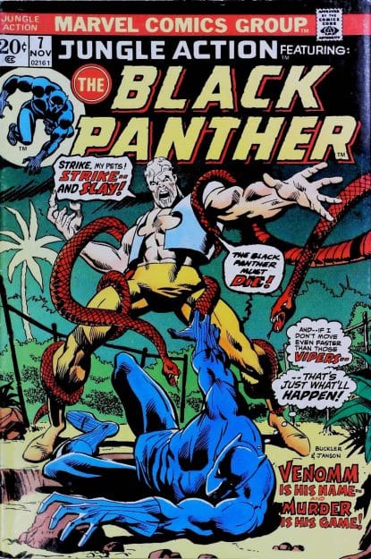 Couverture de JUNGLE ACTION (1972) #7 - par Rich Buckler - lecubeacomics.com