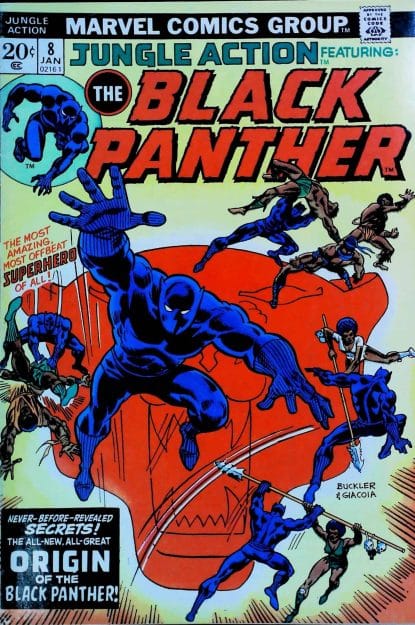 Couverture de JUNGLE ACTION (1972) #8 - par Rich Buckler - lecubeacomics.com