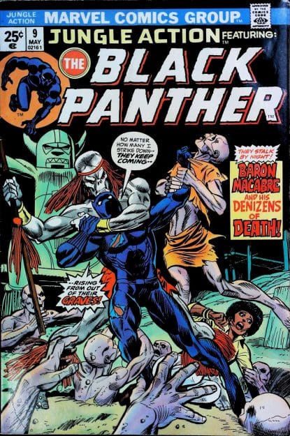 Couverture de JUNGLE ACTION (1972) #9 - par Gil Kane - lecubeacomics.com