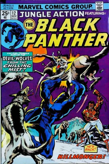 Couverture de JUNGLE ACTION (1972) #12 - par Rich Buckler - lecubeacomics.com