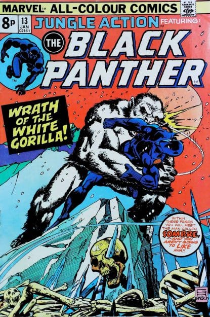 Couverture de JUNGLE ACTION (1972) #13 - par Gil Kane - lecubeacomics.com