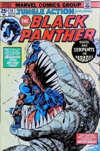 Couverture de JUNGLE ACTION (1972) #14 - par Gil Kane - lecubeacomics.com
