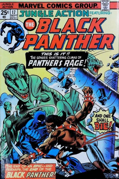 Couverture de JUNGLE ACTION (1972) #17 - par Gil Kane - lecubeacomics.com