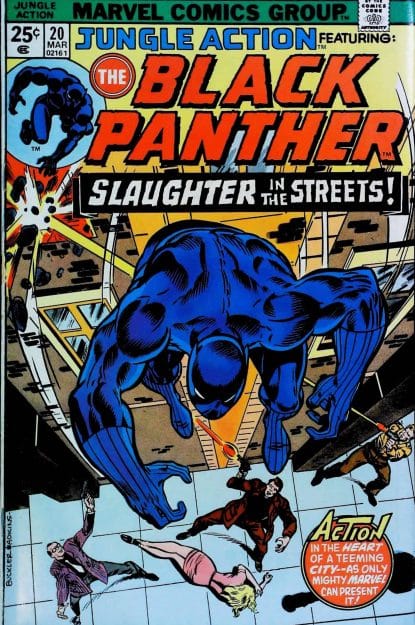 Couverture de JUNGLE ACTION (1972) #20 - par Rich Buckler - lecubeacomics.com