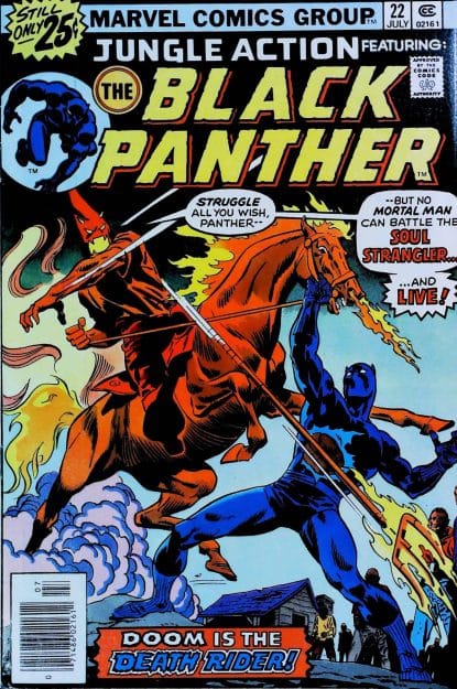 Couverture de JUNGLE ACTION (1972) #22 - par Rich Buckler - lecubeacomics.com