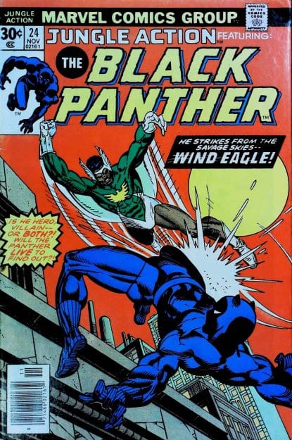 Couverture de JUNGLE ACTION (1972) #24 - par Gil Kane - lecubeacomics.com