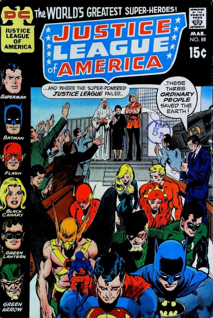 Justice League Of America #88, vue de l'exemplaire