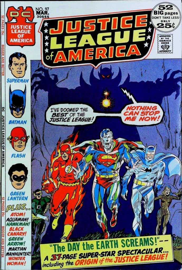 Justice League Of America #97, vue de l'exemplaire