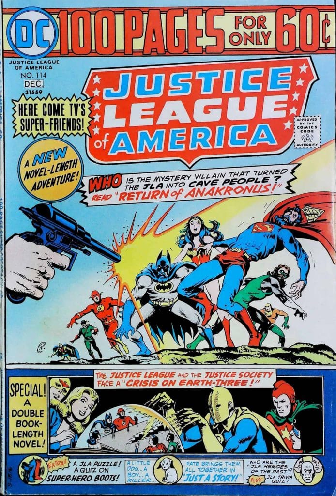 Justice League Of America #114, vue de l'exemplaire