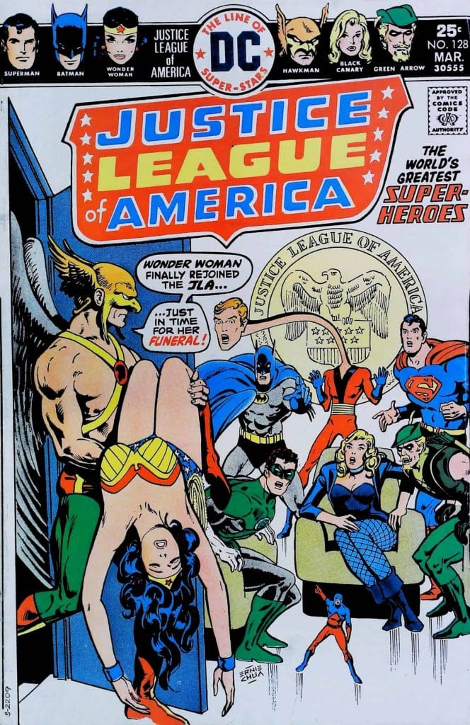 Justice League Of America #128, vue de l'exemplaire