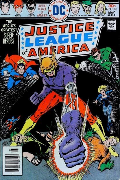 Couverture de JUSTICE LEAGUE OF AMERICA (1960) #130 - par Ernie Chan - lecubeacomics.com