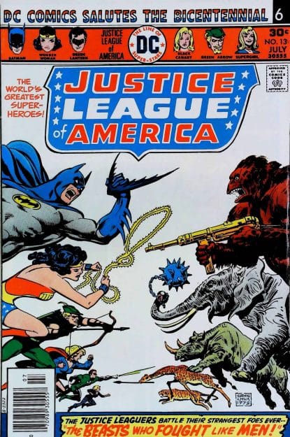 Couverture de JUSTICE LEAGUE OF AMERICA (1960) #132 - par Ernie Chan - lecubeacomics.com