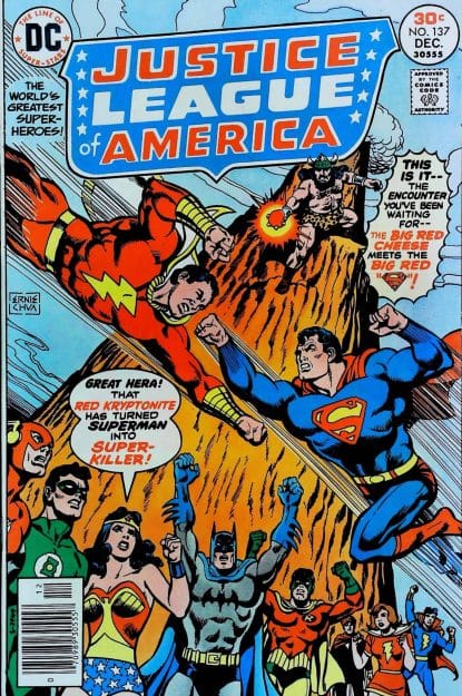 Couverture de JUSTICE LEAGUE OF AMERICA (1960) #137 - par Ernie Chan - lecubeacomics.com