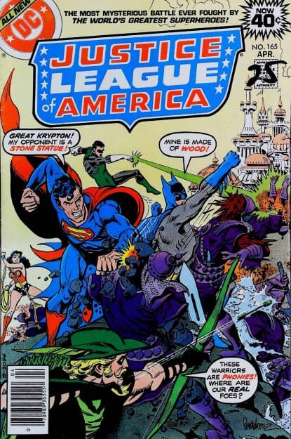 Couverture de JUSTICE LEAGUE OF AMERICA (1960) #165 - par Jose Luis Garcia-Lopez - lecubeacomics.com
