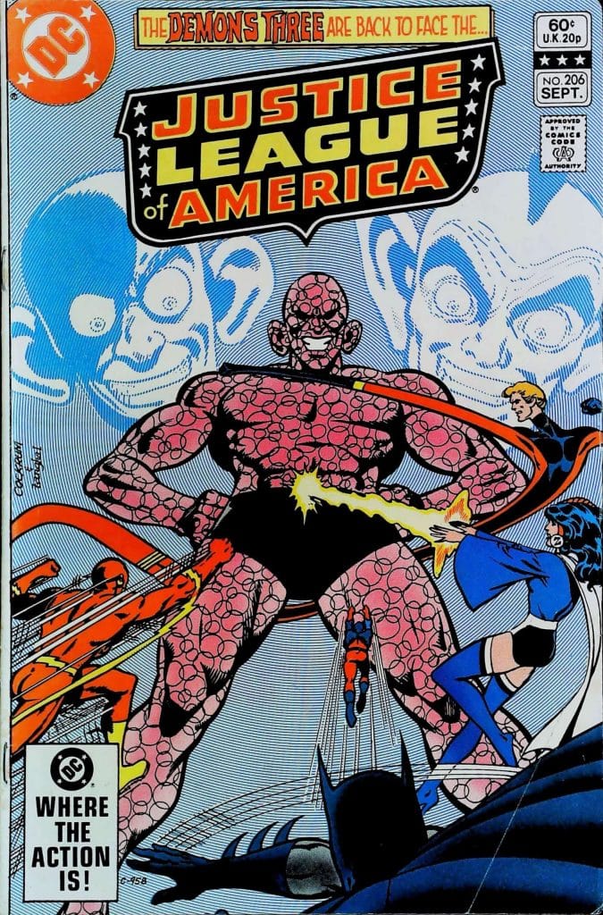Justice League Of America #206, vue de l'exemplaire