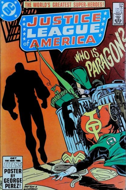Couverture de JUSTICE LEAGUE OF AMERICA (1960) #223 - par Chuck Patton - lecubeacomics.com