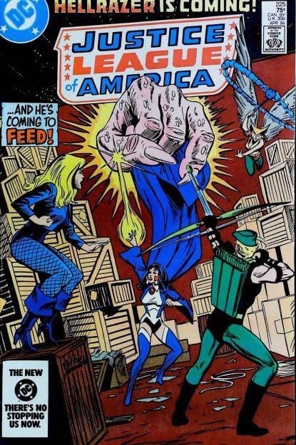 Couverture de JUSTICE LEAGUE OF AMERICA (1960) #224 - par Chuck Patton - lecubeacomics.com