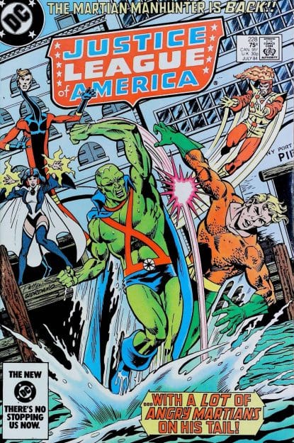 Couverture de JUSTICE LEAGUE OF AMERICA (1960) #228 - par Chuck Patton - lecubeacomics.com