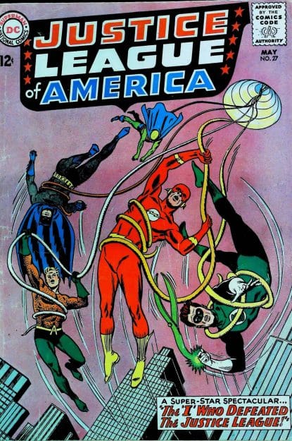 Couverture de JUSTICE LEAGUE OF AMERICA (1960) #27 - par Mike Sekowsky - lecubeacomics.com