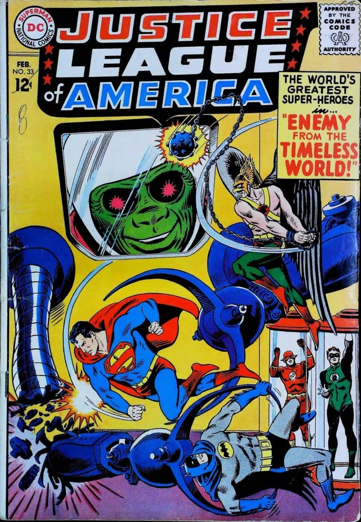 Justice League Of America #33, vue de l'exemplaire