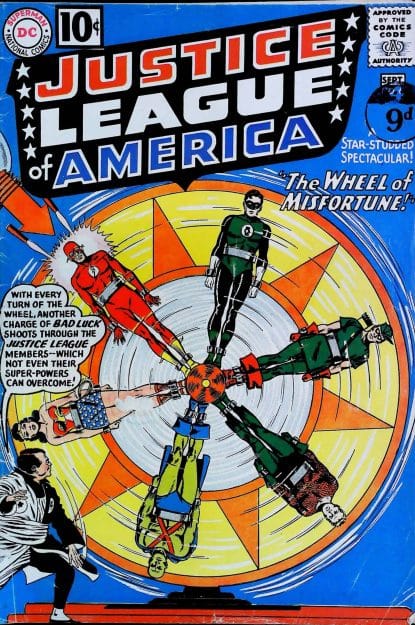 Couverture de JUSTICE LEAGUE OF AMERICA (1960) #6 - par Mike Sekowsky - lecubeacomics.com