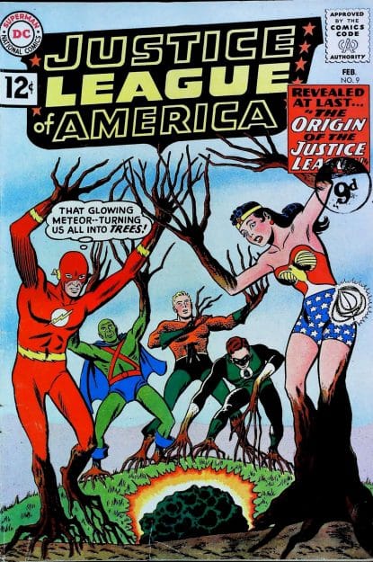 Couverture de JUSTICE LEAGUE OF AMERICA (1960) #9 - par Mike Sekowsky - lecubeacomics.com