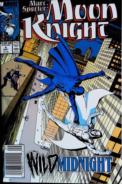 Couverture de MARC SPECTOR - MOON KNIGHT (1989) #4 - par Russ Heath - lecubeacomics.com